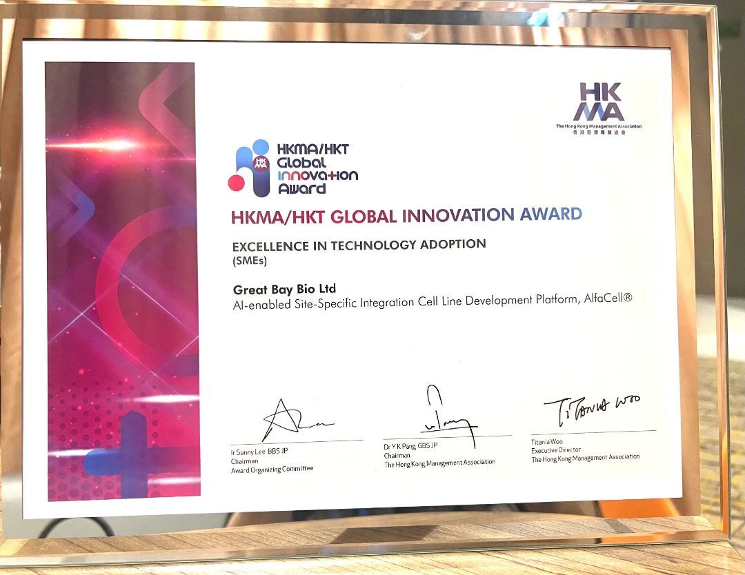 香港环球创新奖卓越技术应用奖